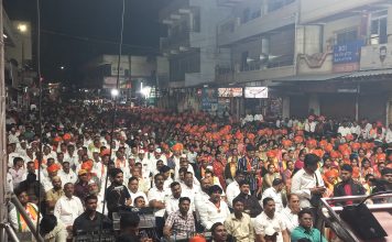 थेऊरमध्ये एकवटला भगवा; आव्हाळवाडी–थेऊर गटात भाजपची शक्तिप्रदर्शनातून निवडणूक रणशिंग फुंकले