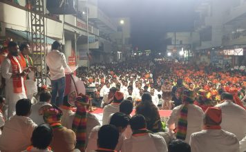 थेऊरमध्ये एकवटला भगवा; आव्हाळवाडी–थेऊर गटातील भाजप कार्यकर्ते-मतदारांची हजारोंची उपस्थिती